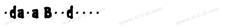 ndara Bold字体转换